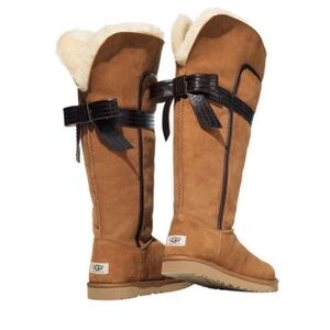 UGG Genevieve Bow Tall Boots - Big Kids Size 5